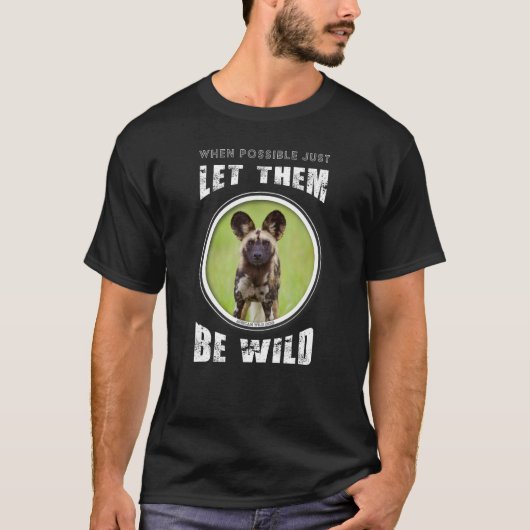 T-shirt Endangered Wild Dog (Devant)