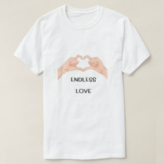 T-Shirt Endless Love Cœur Mains