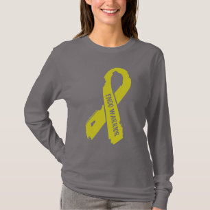 T-shirt Endométriose de ruban déchirée par guerrier…