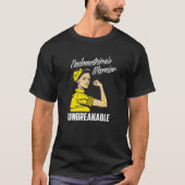 T-shirt Endometriose Guerrier Endometriose Indestructible (Devant)