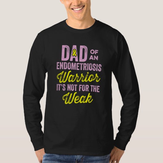 T-shirt Endometriosis Endo Survivor Dad Warrior 1 (Devant)