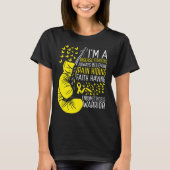 T-shirt endométriosis warrior Awareness Ribbon disease (Devant)