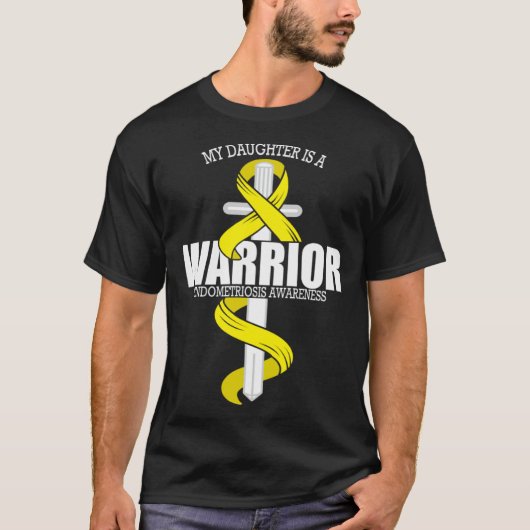 T-shirt Endometriosis Warrior Daughter Endometriosis Aware (Devant)