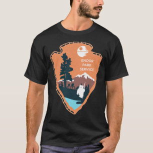 T-shirt Endor National Park Service Cadeau Pour Hommes Et 