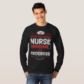 T-shirt Endos Nurse In Progress Nursing School Student Col (Devant entier)