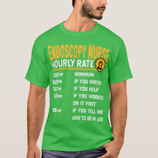 T-shirt Endoscopie amusante Infirmière Gastroentérologue H