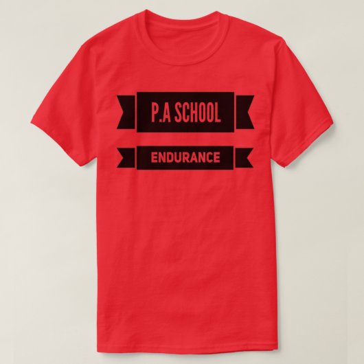 T-shirt Endurance de l'école PA (Design devant)
