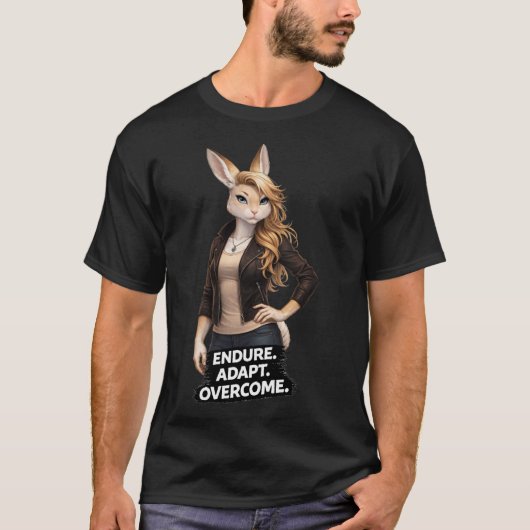 T-shirt Endurer. S'adapter. Surmonter. (Devant)