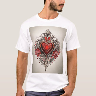 T-shirt "Enduring Heartache" "Coeur épinglé, âme arrosée"