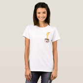 T-shirt Energetic Kawaii Coffee Cup with Lightning Bolt (Devant entier)