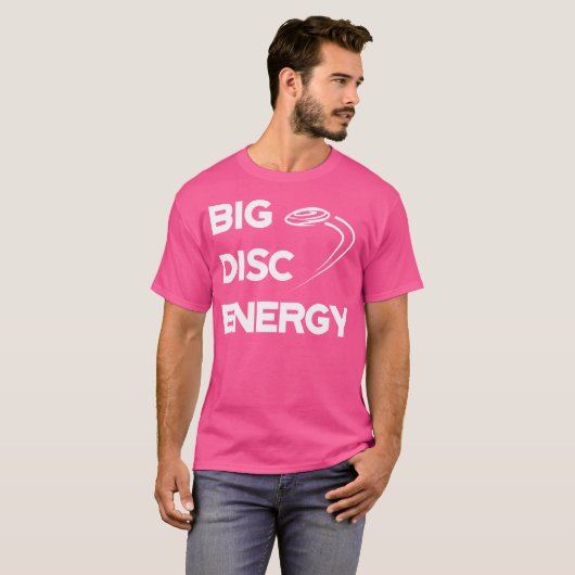 T-shirt Énergie de golf Big Disk (Devant entier)