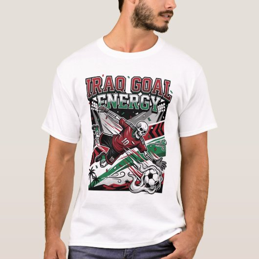 T-shirt Énergie de l'objectif Irak Squelette Attaquant Nat (Devant)