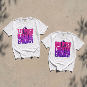 T-shirt Énergie de mariée sorcière méchante personnalisée