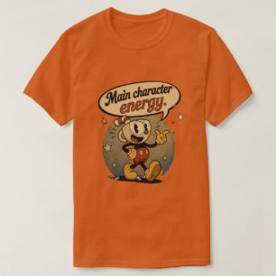 T-shirt Énergie de Personnage Principal ☕ Citation Esthé