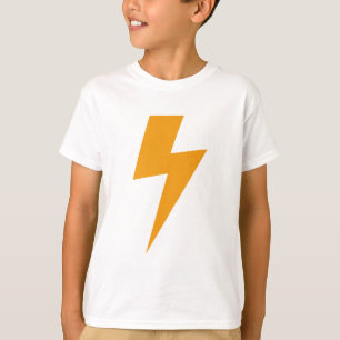 T-shirt Énergie de Tonnerre Impression Jaune