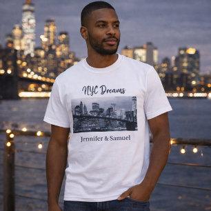 T-shirt Énergie des couples romantiques de New York City S