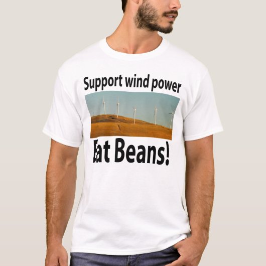 T-shirt énergie éolienne (Devant)