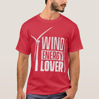 T-shirt Énergie éolienne éolienne énergie renouvelable 19