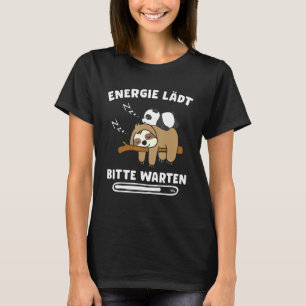 T-shirt Energie Laden Sloth Panda Bear Chiller