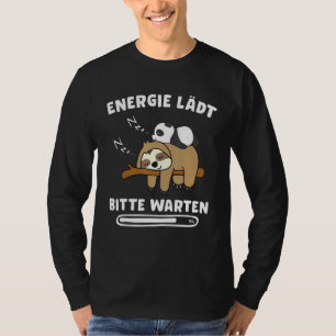 T-shirt Energie Laden Sloth Panda Bear Chiller