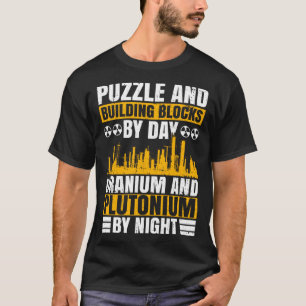 T-shirt Énergie Nucléaire Ingénieur Nucléaire Papa et Nucl