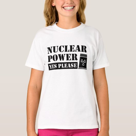 T-shirt Énergie nucléaire Oui Veuillez faire une déclarati (Devant)