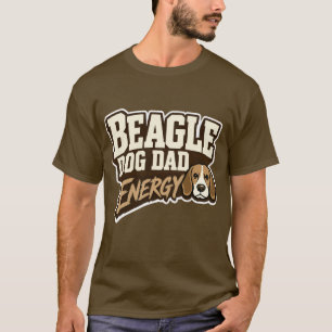 T-Shirt Énergie Papa Beagle