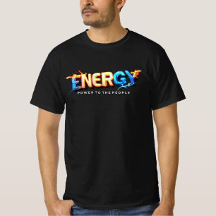 T-shirt Énergie pour la suppression des emplois