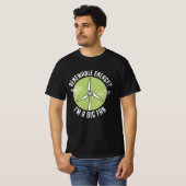 T-shirt énergie renouvelable (Devant entier)