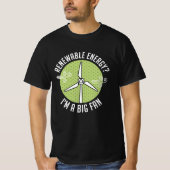 T-shirt énergie renouvelable (Devant)