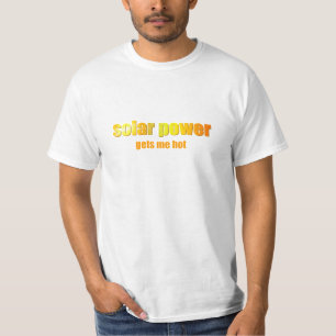T-shirt Énergie solaire chaude ! Chemises légères