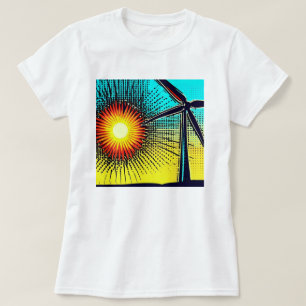 T-shirt Énergie solaire et éolienne