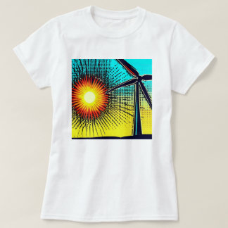 T-shirt Énergie solaire et éolienne
