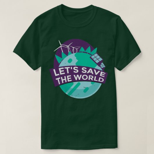 T-SHIRT ÉNERGIE VERTE 1 (Design devant)