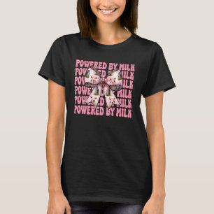 T-shirt Énergisé par la ferme laitière de vaches laitières