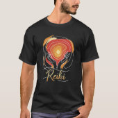 T-shirt Energy Chakra Holistic Healing Hands Reiki (Devant)