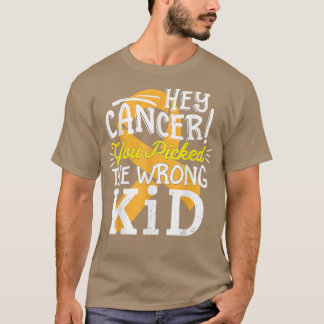 T-shirt Enfance Cancer Chemise Sensibilisation Survivant W