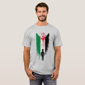 T-shirt Enfance Exécutée – Solidarité Palestinienne (Devant entier)