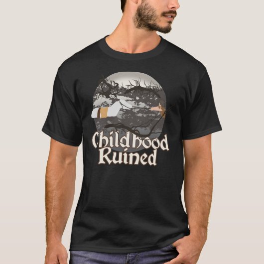 T-shirt Enfance ruinée - Le marais de tristesse classique  (Devant)