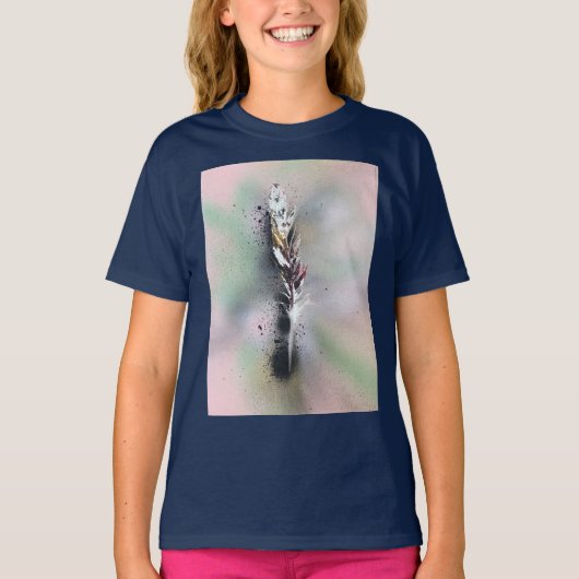 T-shirt enfant 2 plumes (Devant)