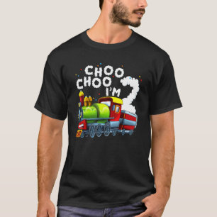 T-shirt Enfant 2e anniversaire Train Garçon 2 ans Train An