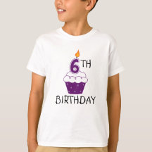 T-shirt enfant 6e anniversaire