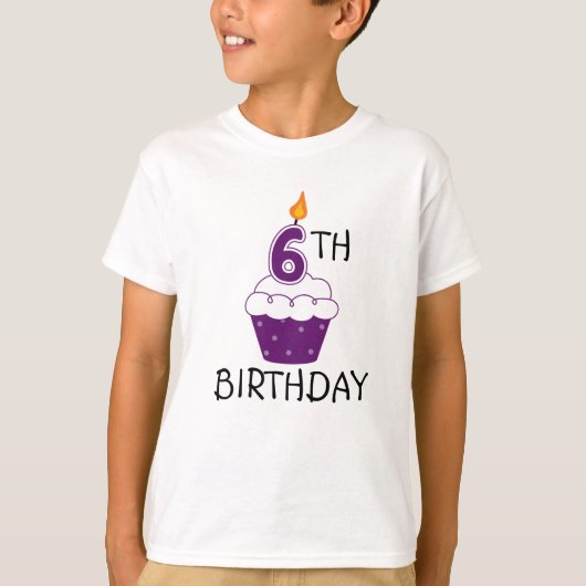 T-shirt enfant 6e anniversaire (Devant)