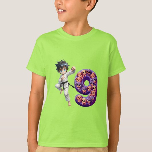 T-shirt Enfant À 9 Ans (Devant)