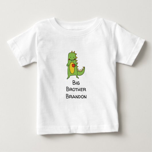 t-shirt enfant à dinosaure customisé (Devant)