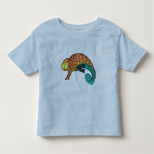T-shirt enfant à encre Chameleon (Devant)