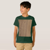 T-shirt enfant à grains de bois (Devant entier)