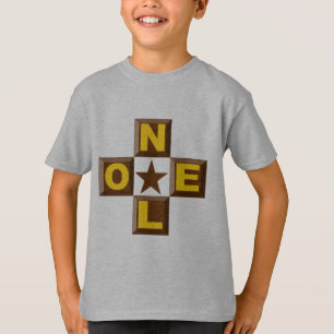 T-shirt enfant acier clair DESIGN  NOEL