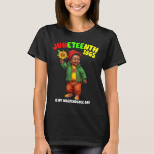 T-shirt Enfant Africain Garçon Et Fille Est Mon Jour De L'
