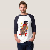 T-shirt Enfant Afro sur violoncelle (Devant entier)